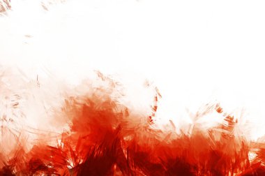 Canlı fırça darbeleriyle boyanmış. Renkli desenli resim. Fırçalanmış duvar kağıdını boya.