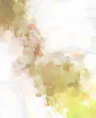 2D çizim. Sanatsal arkaplan resmi. Tablo üzerinde soyut resim. Çağdaş sanat. El yapımı resim. Renkli doku. Modern sanat eserleri. Yüzeyde suluboya fırça darbeleriyle boyama.