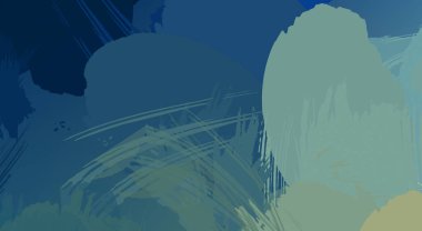 Fırça darbesi ile boyanmış. Sanatsal canlılık ve renkli duvar kâğıdı. Kaotik resim. Taranmış Boyalı Soyut Arkaplan. 