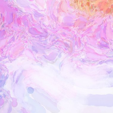 Çağdaş sanat. El işçiliğinin renkli dokusu. Modern resim. Yüzeyde suluboya vuruşlar. Sanatsal arkaplan resmi. Tablo üzerinde soyut resim. Fırça darbeleri. 