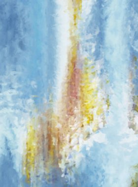 Modern sanat. Renkli çağdaş sanat eserleri. Renkli boya darbeleri. Soyut arkaplanda fırça darbeleri. Fırça boyası. Eşsiz duvar sanatı.