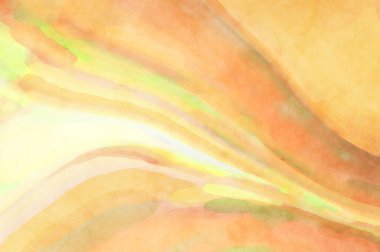 Alkol mürekkebini andıran rahatlatıcı fırça darbelerinin modern resmi. Poster, duvar sanatı, afiş, kart, kitap kapağı veya ambalaj için pastel renkli suluboya resim.