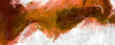 Soyut arkaplanda pürüzlü fırça darbeleri. Fırça boyası. Renkli boya darbeleri. Eşsiz duvar sanatı. Tuvaldeki modern sanat. Renkli çağdaş sanat eserleri. 