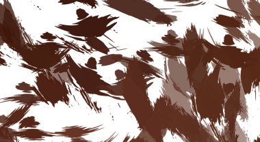 Renkli fırça darbelerinin 2B çizimi. Dekoratif doku resmi. Canlı boya desenli arka plan. Kaotik fırça darbeleri resim.