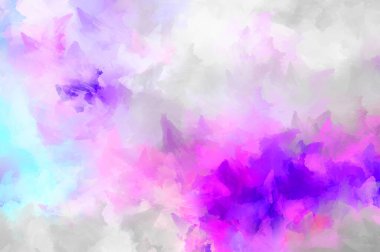 Sanatsal canlılık ve renkli duvar kağıdı. Taranmış Soyut Arkaplan. Fırça darbeli resim. 