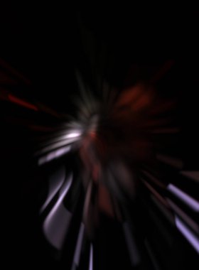 Işık parçacık izleri. Parlayan parçacıkları ve çizgileri olan ışık patlaması yıldızı. Güzel hareketli soyut ışın arkaplanı.