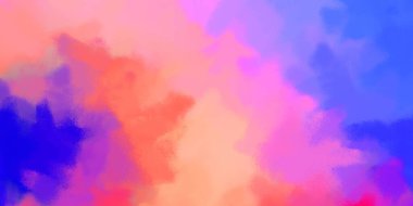 resmedilmiş sanat eseri. fırçalanmış canlı duvar kağıdı. Eşsiz ve yaratıcı illüstrasyon. Renkli fırça darbelerinin soyut arkaplanı. 