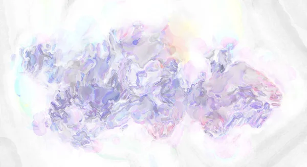 Aquarel Abstract Schilderen Met Pastelkleuren Zachte Kleur Geschilderde Illustratie Van — Stockfoto