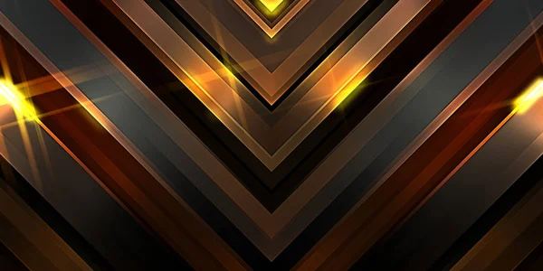 Abstract Shining Geometric Lights Background Fractal Symmetric Graphic Illustration Intersecting — Stock Photo, Image