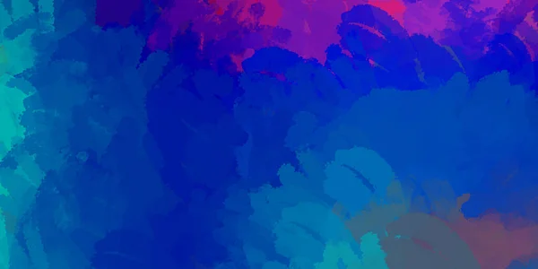 Vibrerande Färg Mönster Bakgrund Illustration Färgglada Penseldrag Dekorativ Texturmålning Målad — Stockfoto