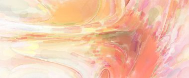 Modern fırça darbeleri. Pastel renklerde suluboya resim. Poster, duvar sanatı, afiş, kart, kitap kapağı veya ambalaj için sakinleştirici kompozisyonun yumuşak renkli çizimi. 