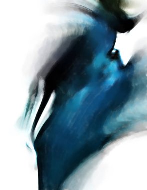 Modern sanat. Renkli çağdaş sanat eserleri. Renkli boya darbeleri. Soyut arkaplanda fırça darbeleri. fırça boyası.