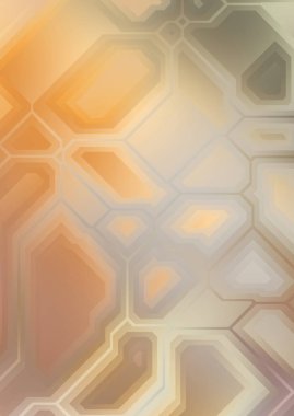 Renkli ve canlı geometrik şekiller katmanları var. Bir teknoloji planının dijital illüstrasyonu. Gelecekçi tasarım şablonu.