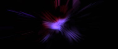 Işık parçacık izleri. Parlayan parçacıkları ve çizgileri olan ışık patlaması yıldızı. Güzel hareketli soyut ışın arkaplanı.