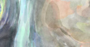 El yapımı sürreal soyut desenli suluboya. Modern sanatsal resim. 2D çizim. Arkaplan boyası karışımı. Yaratıcı duvar sanatı. Çağdaş sanat