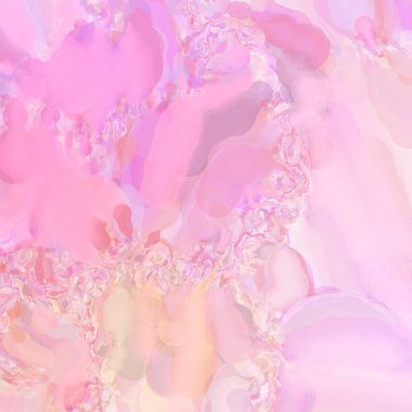 Soyut doku. Yüzeyde etkileyici el yapımı suluboya. Suluboya fırça darbeleri. Modern sanat. Çok renkli arkaplan. Çağdaş duvar sanatı. Renkli bir fon. 2d illüstrasyon.