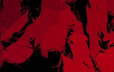 Sanatsal soyut arkaplan. Doku boyalı duvar kağıdı. Boya darbeleriyle yaratıcı bir illüstrasyon. Fırça desenli resim.