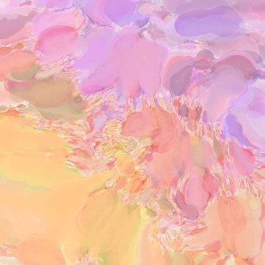 Çağdaş sanat. El işçiliğinin renkli dokusu. Modern resim. Yüzeyde suluboya vuruşlar. Sanatsal arkaplan resmi. Tablo üzerinde soyut resim. Fırça darbeleri. 