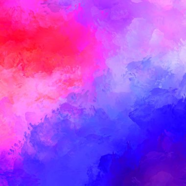 Duvar sanatı Eşsiz ve yaratıcı illüstrasyon. Fırça darbesi ile boyanmış. Renkli fırça darbelerinin soyut arkaplanı. Fırçalanmış canlı duvar kâğıdı. Boyalı sanatsal yaratım.