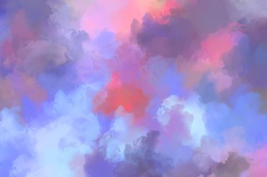 Renkli fırça darbelerinin soyut arkaplanı. fırçalanmış canlı duvar kağıdı. resmedilmiş sanat eseri. Eşsiz ve yaratıcı illüstrasyon.