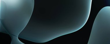 Soyut arkaplan. Değişken renk değişim dalgaları, dinamik hareketlerle. Işık dalgalarının neon renkli soyut tasarımı. Duvar kağıdı, afiş, arkaplan, kart, kitap illüstrasyonu, web sitesi.