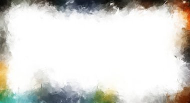 Modern sanat. Taranmış Boyalı Soyut Arkaplan. Fırça darbesi ile boyanmış. Boya darbeleri. 2B Görüntü