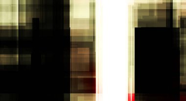 Renkli ve canlı geometrik şekiller katmanları var. Bir teknoloji planının dijital illüstrasyonu. Gelecekçi tasarım şablonu.