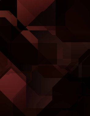 Renkli ve canlı geometrik şekiller katmanları var. Bir teknoloji planının dijital illüstrasyonu. Gelecekçi tasarım şablonu.