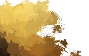 Duvar sanatı Eşsiz ve yaratıcı illüstrasyon. Fırça darbesi ile boyanmış. Renkli fırça darbelerinin soyut arkaplanı. Fırçalanmış canlı duvar kâğıdı. Boyalı sanatsal yaratım.