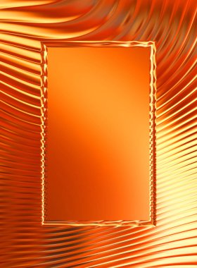 Soyut çerçeveli arkaplan. Renkli, canlı, dalgalı bir duvar kağıdı. Merkezi çerçeveli yaratıcı grafik 2d çizim. Dinamik şekilli modaya uygun sıvı örtüsü.