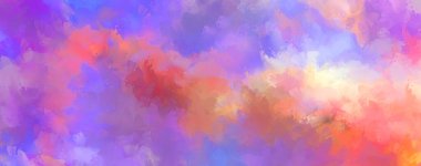 Sanatsal soyut arkaplan. Doku boyalı duvar kağıdı. Boya darbeleriyle yaratıcı bir illüstrasyon. Fırça desenli resim.