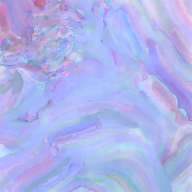 Pastel renklerde suluboya resim. Poster, duvar sanatı, afiş, kart, kitap kapağı ya da ambalaj için rahatlatıcı kompozisyonun yumuşak renkli çizimi. Modern fırça darbeleri resim.