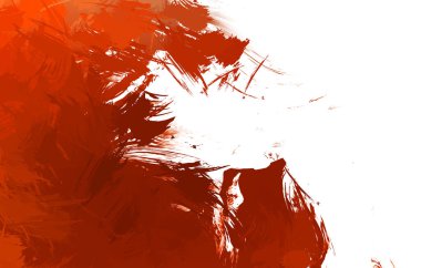 Duvar sanatı Eşsiz ve yaratıcı illüstrasyon. Fırça darbesi ile boyanmış. Renkli fırça darbelerinin soyut arkaplanı. Fırçalanmış canlı duvar kâğıdı. Boyalı sanatsal yaratım.