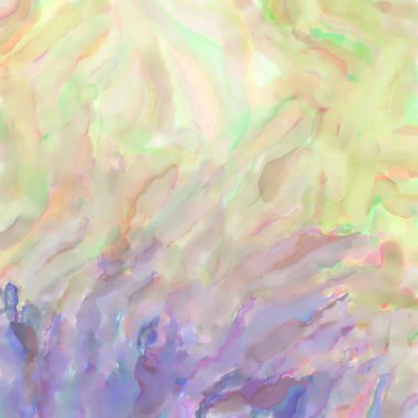 Soyut doku. Yüzeyde etkileyici el yapımı suluboya. Suluboya fırça darbeleri. Modern sanat. Çok renkli arkaplan. Çağdaş duvar sanatı. Renkli bir fon. 2d illüstrasyon.