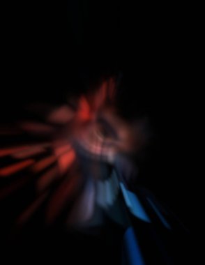 Işık parçacık izleri. Parlayan parçacıkları ve çizgileri olan ışık patlaması yıldızı. Güzel hareketli soyut ışın arkaplanı.