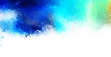 Taranmış Boyalı Soyut Arkaplan. Fırça darbesi ile boyanmış. Sanatsal canlılık ve renkli duvar kağıdı.