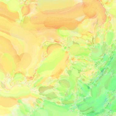 Çağdaş sanat. El işçiliğinin renkli dokusu. Modern resim. Yüzeyde suluboya vuruşlar. Sanatsal arkaplan resmi. Tablo üzerinde soyut resim. Fırça darbeleri. 