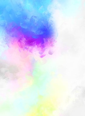 Sanatsal canlılık ve renkli duvar kağıdı. Taranmış Soyut Arkaplan. Fırça darbeli resim. 