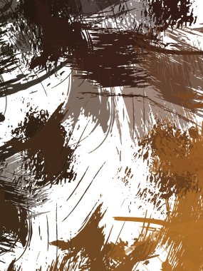 Renkli fırça darbelerinin 2B çizimi. Dekoratif doku resmi. Canlı boya desenli arka plan. Kaotik fırça darbeleri resim.