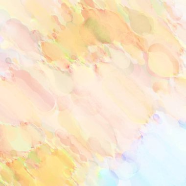 Çağdaş sanat. El işçiliğinin renkli dokusu. Modern resim. Yüzeyde suluboya vuruşlar. Sanatsal arkaplan resmi. Tablo üzerinde soyut resim. Fırça darbeleri. 