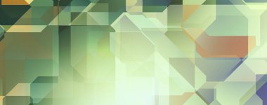 Soyut geometrik duvar kağıdı. Geometrik renkli şekiller. Çokgen arka plan. Bir teknolojinin dijital illüstrasyonuName.