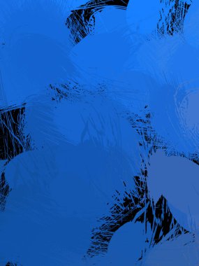 Duvar sanatı Eşsiz ve yaratıcı illüstrasyon. Fırça darbesi ile boyanmış. Renkli fırça darbelerinin soyut arkaplanı. Fırçalanmış canlı duvar kâğıdı. Boyalı sanatsal yaratım.