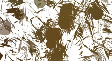 Renkli fırça darbelerinin 2B çizimi. Dekoratif doku resmi. Canlı boya desenli arka plan. Kaotik fırça darbeleri resim.