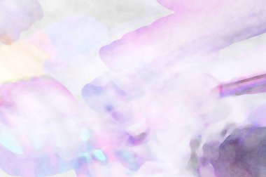 2D çizim. Sanatsal arkaplan resmi. Tablo üzerinde soyut resim. Çağdaş sanat. El yapımı resim. Renkli doku. Modern sanat eserleri. Yüzeyde suluboya fırça darbeleriyle boyama.