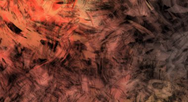 Modern sanat. Taranmış Boyalı Soyut Arkaplan. Fırça darbesi ile boyanmış. Boya darbeleri. 2B Görüntü