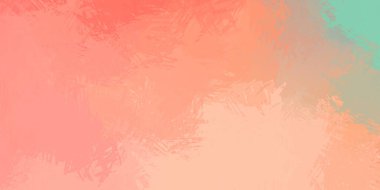 Yaratıcı bir geçmiş. Canlı fırça darbeleriyle boyanmış. Renkli desenli resim. Fırçalanmış duvar kağıdını boya.