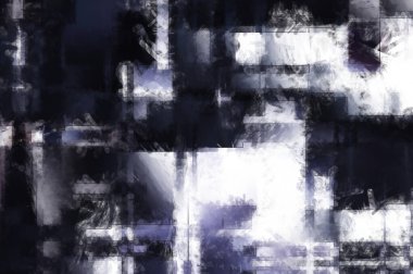 Modern sanat. Renkli çağdaş sanat eserleri. Renkli boya darbeleri. Soyut arkaplanda fırça darbeleri. Fırça boyası. Eşsiz duvar sanatı.