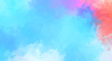 Renkli fırça darbelerinin soyut arkaplanı. fırçalanmış canlı duvar kağıdı. resmedilmiş sanat eseri. Eşsiz ve yaratıcı illüstrasyon.