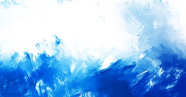 Canlı fırça darbeleriyle boyanmış. Renkli desenli resim. Fırçalanmış duvar kağıdını boya.