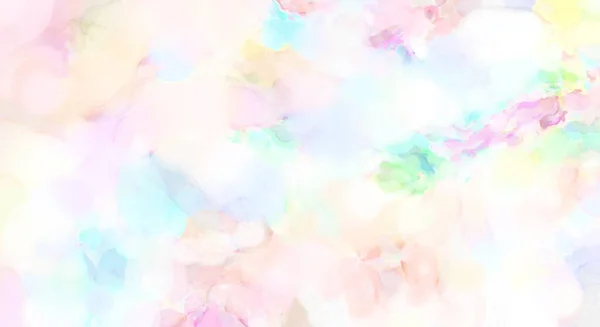 Soft Watercolor Wallpaper Artistic Painting Softly Brushed Colors Pastel Colors — Stock Photo, Image